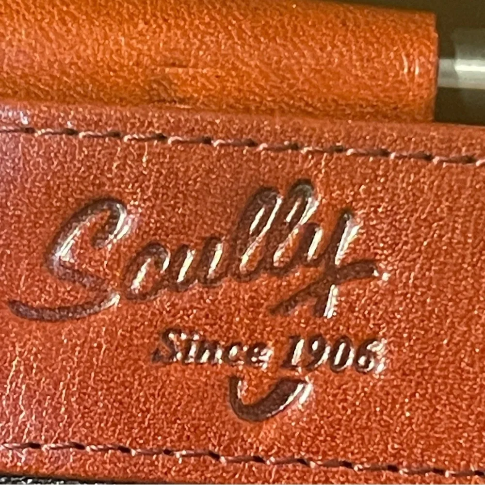Scully Vintage Burgundy Genuine Leather Planner Binder Executive Organizer